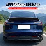 2024-2026 Tesla Model 3 Duckbill IKON Style Trunk Spoiler Matte Black ABS