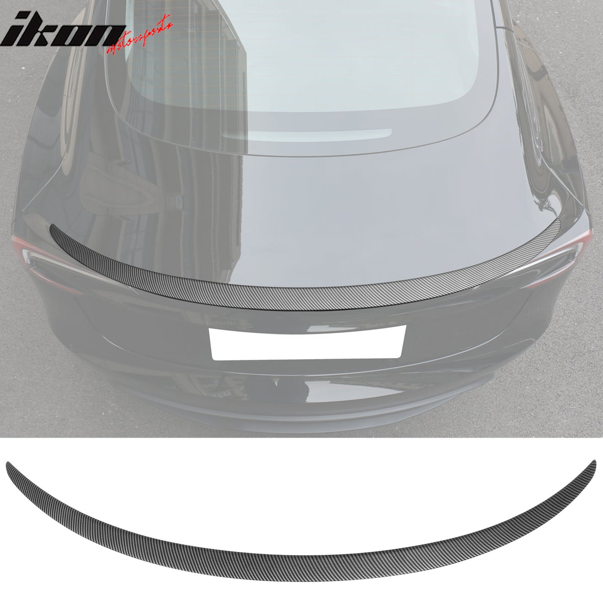 2024-2025 Tesla Model 3 OE Style Rear Trunk Spoiler Wing A