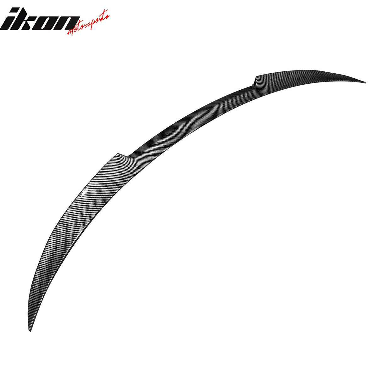 2024-Up Tesla Model 3 V Style Carbon Fiber Print Trunk Spoiler Lip ABS