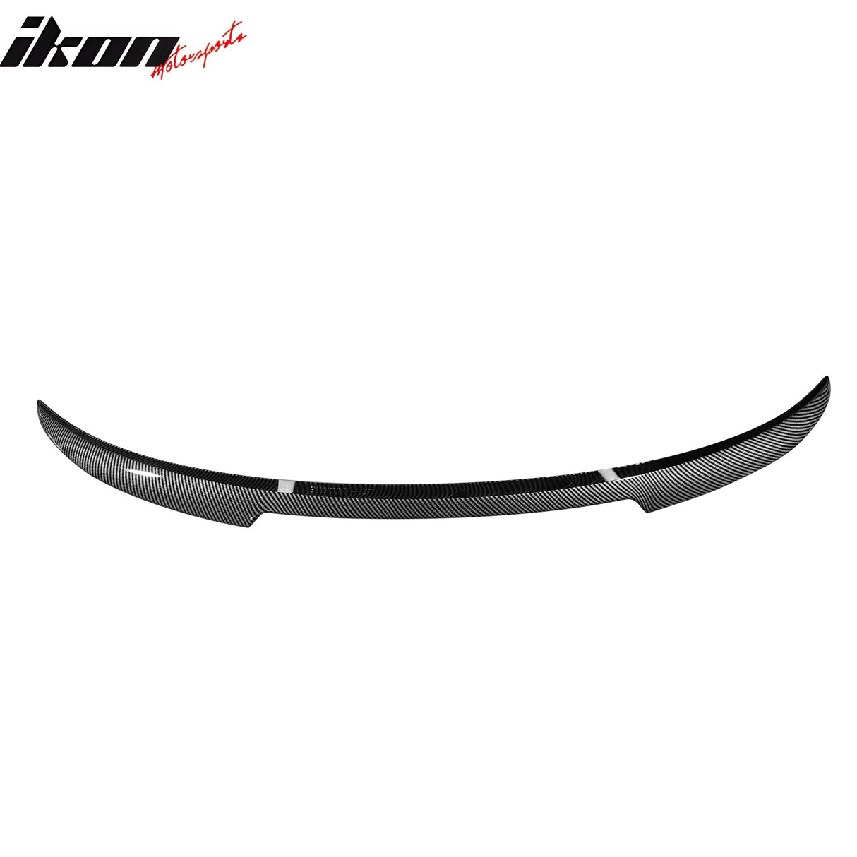 2024-Up Tesla Model 3 V Style Carbon Fiber Print Trunk Spoiler Lip ABS