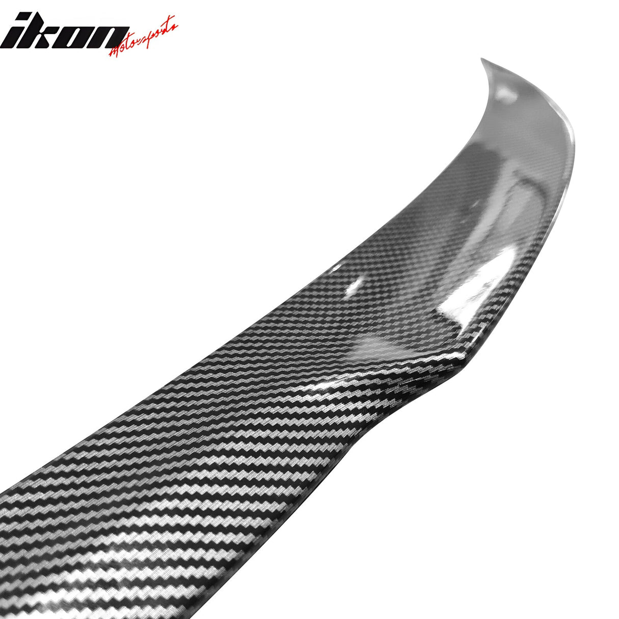 2024-Up Tesla Model 3 V Style Carbon Fiber Print Trunk Spoiler Lip ABS
