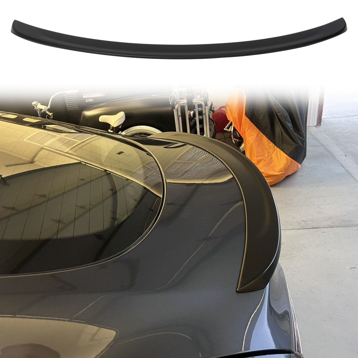 2012-2026 Tesla Model S Sedan Rear Trunk Spoiler Ducktail Wing Lip ABS