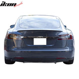 2012-2026 Tesla Model S Sedan Rear Trunk Spoiler Ducktail Wing Lip ABS
