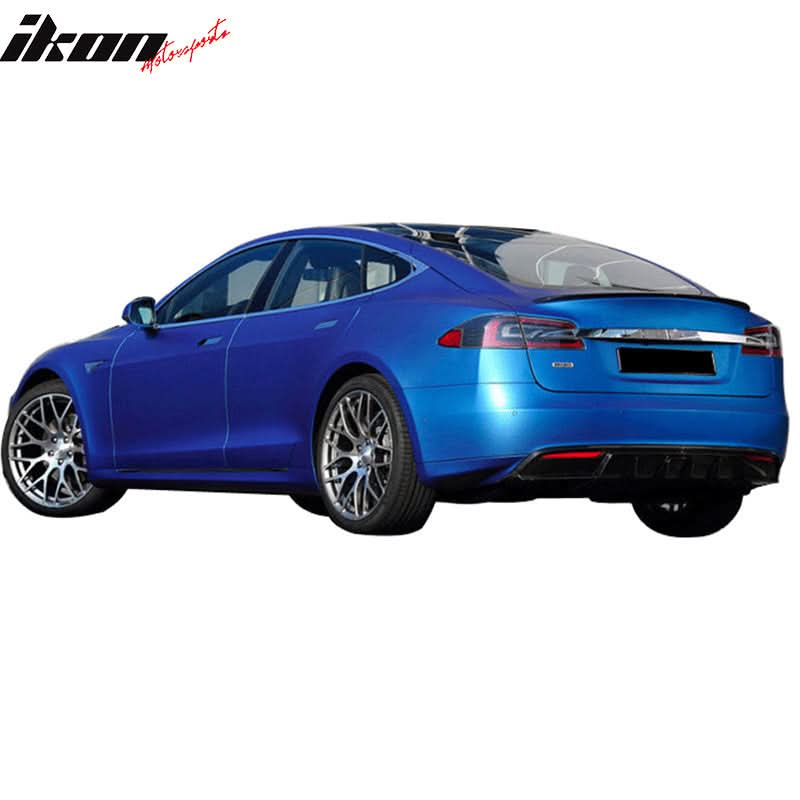 2012-2026 Tesla Model S Sedan Rear Trunk Spoiler Ducktail Wing Lip ABS
