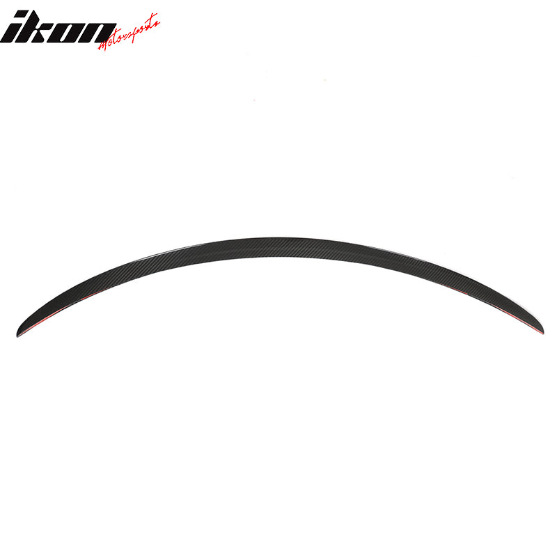 2012-2023 Tesla Model S Gloss Black Rear Spoiler Wing Dry Carbon Fiber
