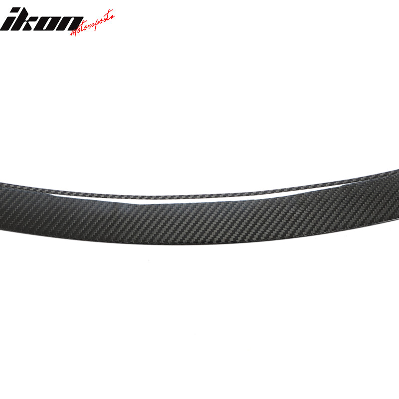 2012-2023 Tesla Model S Gloss Black Rear Spoiler Wing Dry Carbon Fiber