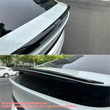 Rear Trunk Spoiler Lip for Tesla Model X 2016-2026 V Style Gloss Black ABS