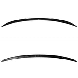 Rear Trunk Spoiler Lip for Tesla Model X 2016-2026 V Style Gloss Black ABS