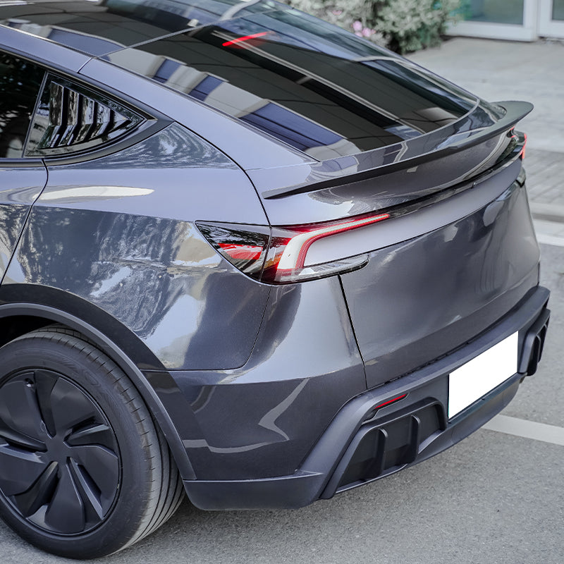2025-2026 Tesla Model Y Juniper Trunk Spoiler Matte Black ABS Wing
