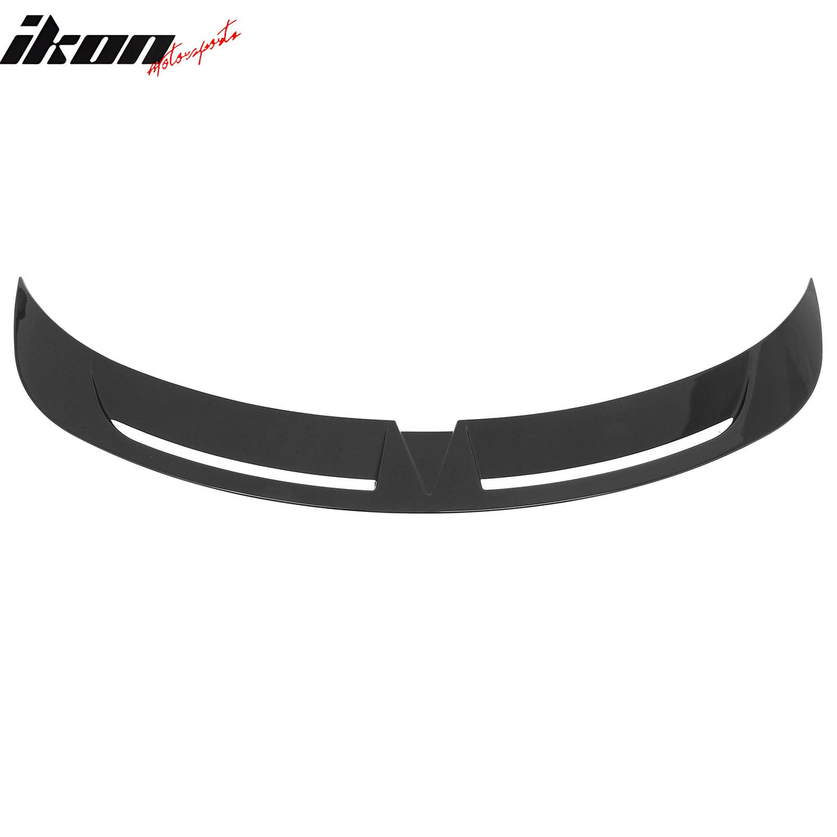 2025-2026 Tesla Model Y Trunk Spoiler IKON V2 Style Gloss Black ABS Plastic Rear Trunk Lid Spoiler Wing Lip