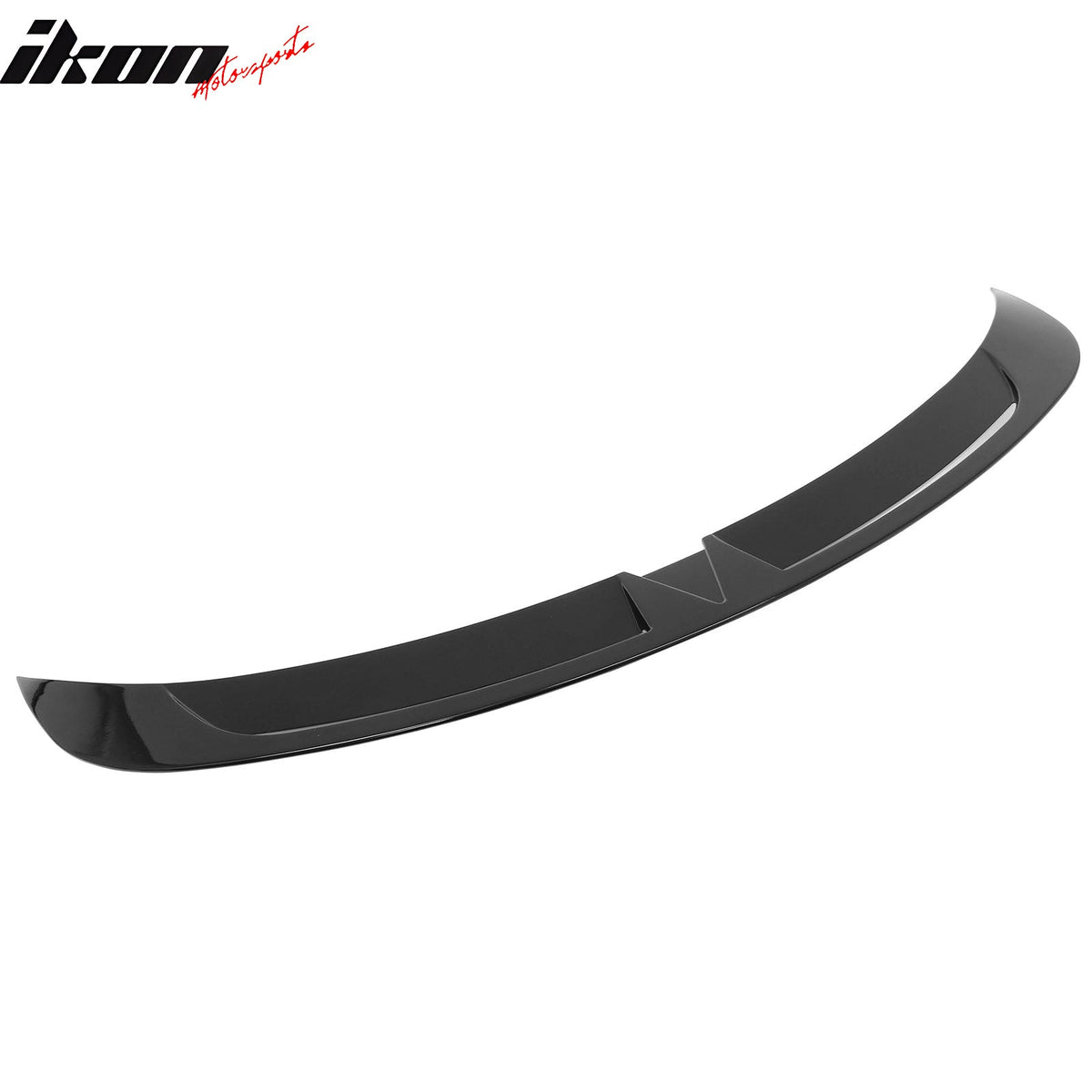 2025-2026 Tesla Model Y Trunk Spoiler IKON V2 Style Gloss Black ABS Plastic Rear Trunk Lid Spoiler Wing Lip