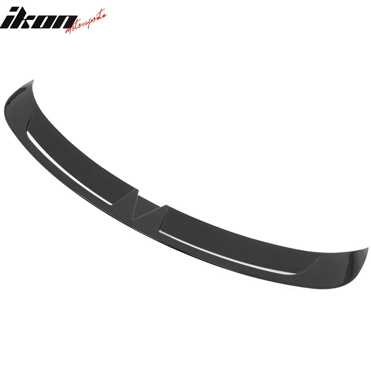 2025-2026 Tesla Model Y Trunk Spoiler IKON V2 Style Gloss Black ABS Plastic Rear Trunk Lid Spoiler Wing Lip