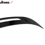 2025-2026 Tesla Model Y Trunk Spoiler IKON V2 Style Gloss Black ABS Plastic Rear Trunk Lid Spoiler Wing Lip