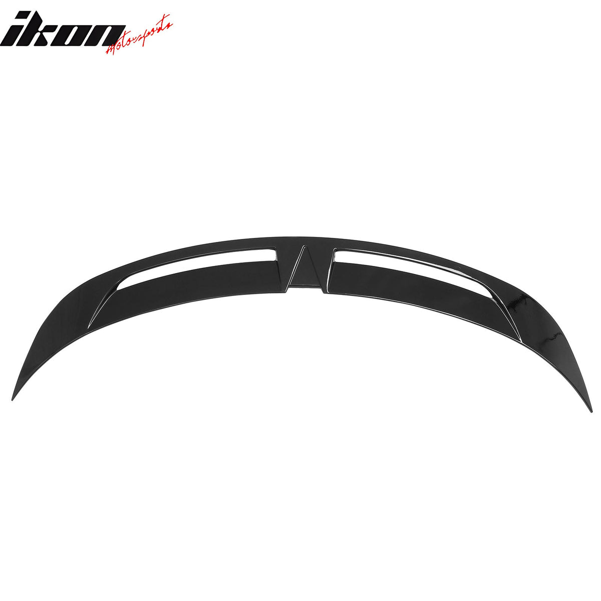 2025-2026 Tesla Model Y Trunk Spoiler IKON V2 Style Gloss Black ABS Plastic Rear Trunk Lid Spoiler Wing Lip
