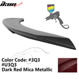2011-2017 Toyota Sienna Painted Rear Trunk Spoiler Roof Wing ABS