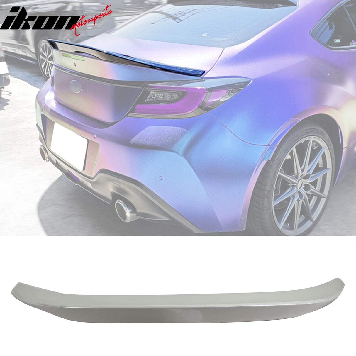 2022-2025 Subaru BRZ Toyota GR86 IKON Style High Kick Trunk Spoiler FR