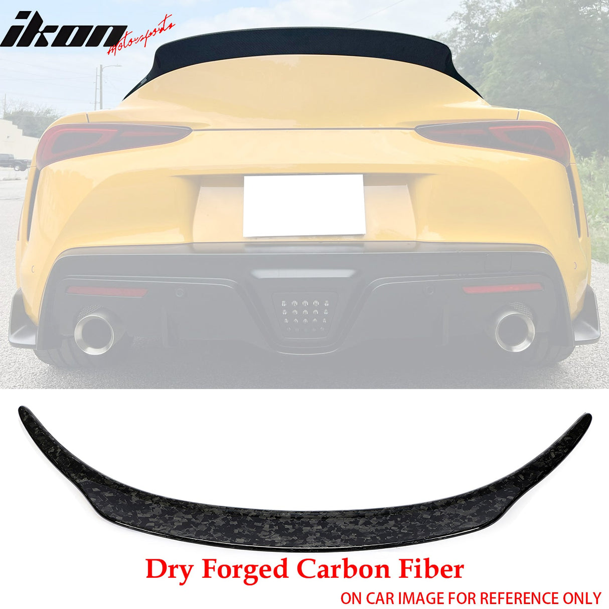 2020-2025 Toyota GR Supra A90 OE Trunk Spoiler Dry Forged Carbon Fiber