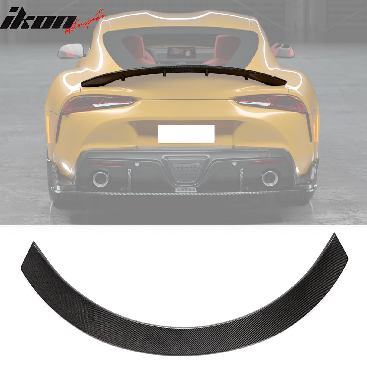 2020-2025 Toyota GR Supra MZ Speed Trunk Spoiler Gloss Carbon Fiber