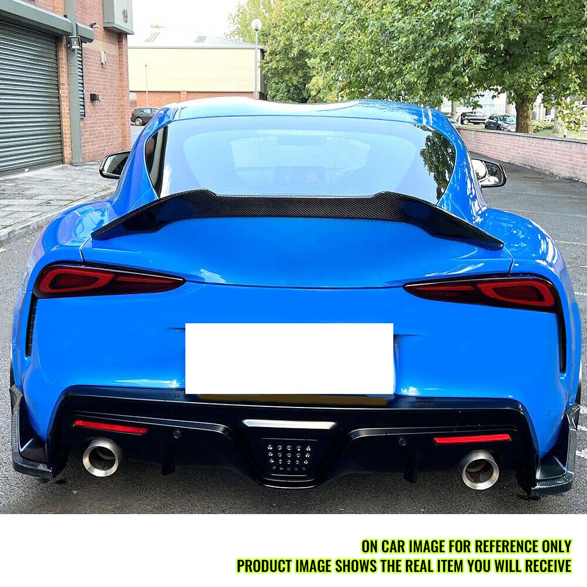 2020-2025 Toyota GR Supra V Style Trunk Spoiler Gloss Dry Carbon Fiber