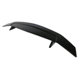 Rear Spoiler Wing Lip Wing for Universal Fitment 2 Post Gloss Black ABS