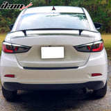 Universal Fitment 2 Post Matte Black Rear Spoiler Wing Lip Wing ABS