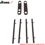 Universal Fitment 2 Post Matte Black Rear Spoiler Wing Lip Wing ABS