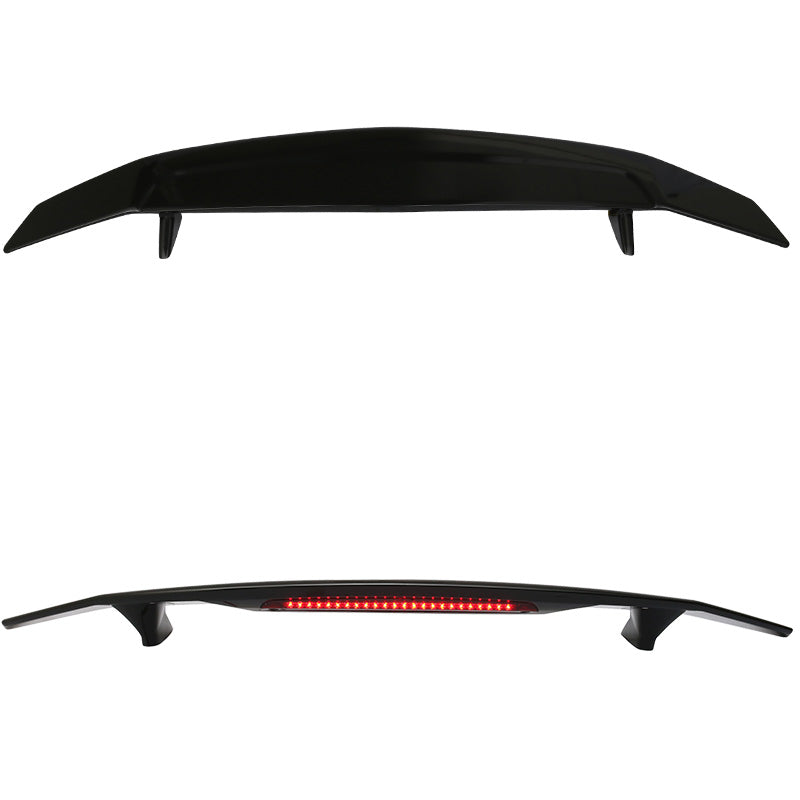 Rear Spoiler Wing for Honda Civic 2016-21 Gloss Black LED 3RD Brake Light