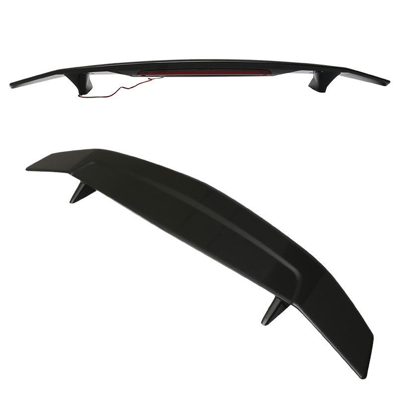 Rear Spoiler Wing for Honda Civic 2016-21 Gloss Black LED 3RD Brake Light