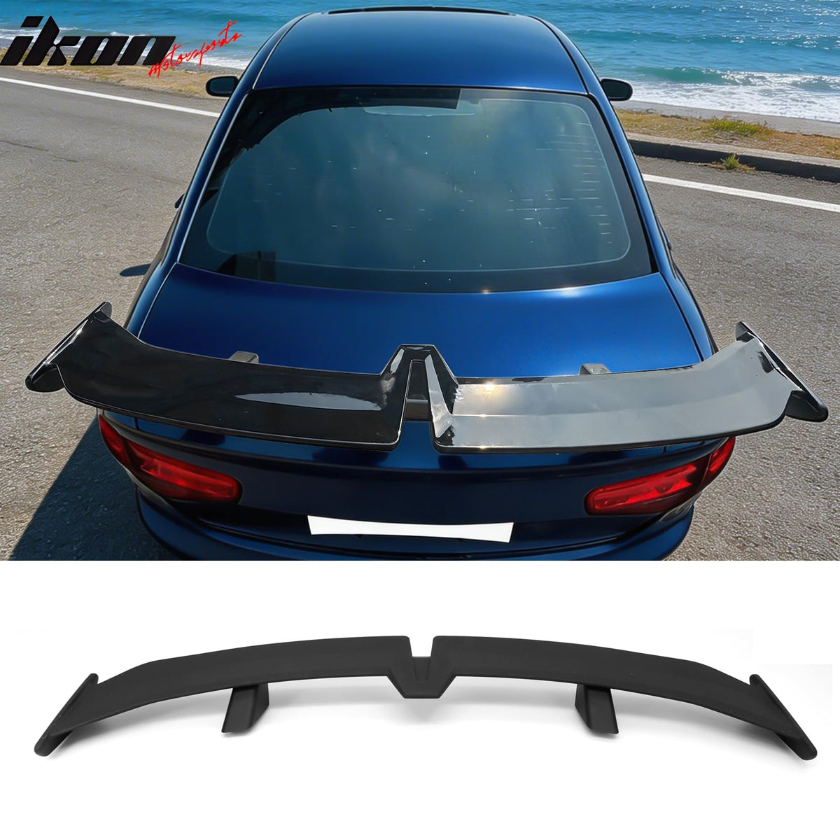 2017-2024 Audi A4 S4 54'' PRO Style Matte Black Rear Trunk Spoiler Wing Lip ABS