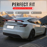 Universal 54'' PRO Style Matte Black ABS Rear Trunk Spoiler Wing Lip