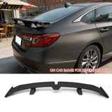 2018-2022 Honda Accord 54'' PRO Style Matte Black Rear Trunk Spoiler Wing Lip ABS