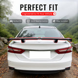 2018-2024 Toyota Camry 54'' PRO Style Matte Black Rear Trunk Spoiler Wing Lip ABS