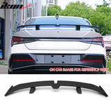 2021-2026 Hyundai Elantra 54'' PRO Style Matte Black Rear Trunk Spoiler Wing Lip ABS