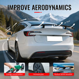 2017-2026 Tesla Model 3 54'' PRO Style Matte Black Rear Trunk Spoiler Wing Lip ABS