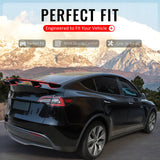 2020-2026 Tesla Model Y 54'' PRO Style Matte Black Rear Trunk Spoiler Wing Lip ABS