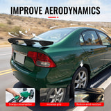2006-2011 Honda Civic 54'' PRO Style Gloss Black Rear Trunk Spoiler Wing Lip ABS