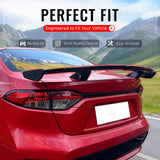 2020-2026 Toyota Corolla 54'' PRO Style Gloss Black Rear Trunk Spoiler Wing Lip ABS