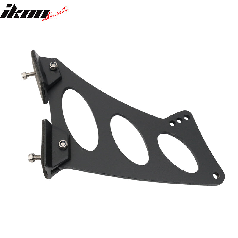 Universal 2PCS Spoiler Leg Brackets Car Rear Trunk Side Plate V2 Style