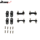 Universal 2PCS Spoiler Leg Brackets Car Rear Trunk Side Plate V2 Style