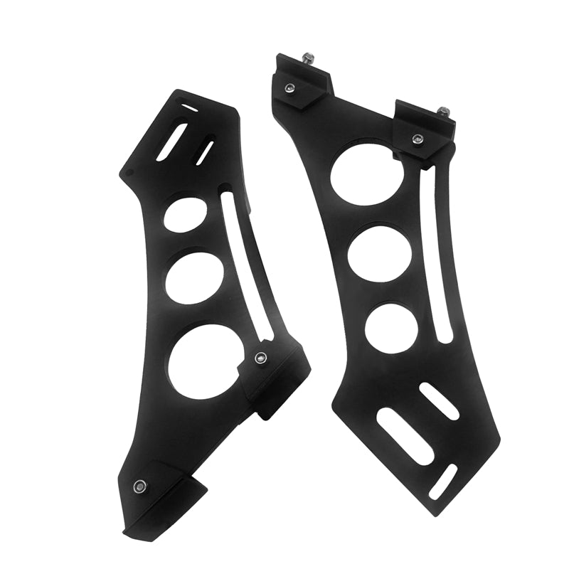 Universal 2PCS Spoiler Leg Brackets Car Rear Trunk Side Plate V5 Style