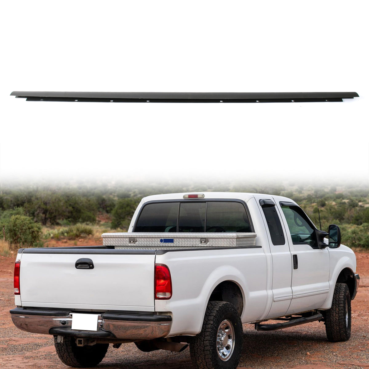 1999-2007 Ford F250 F350 F450 Super Duty Tailgate Molding Cap Spoiler