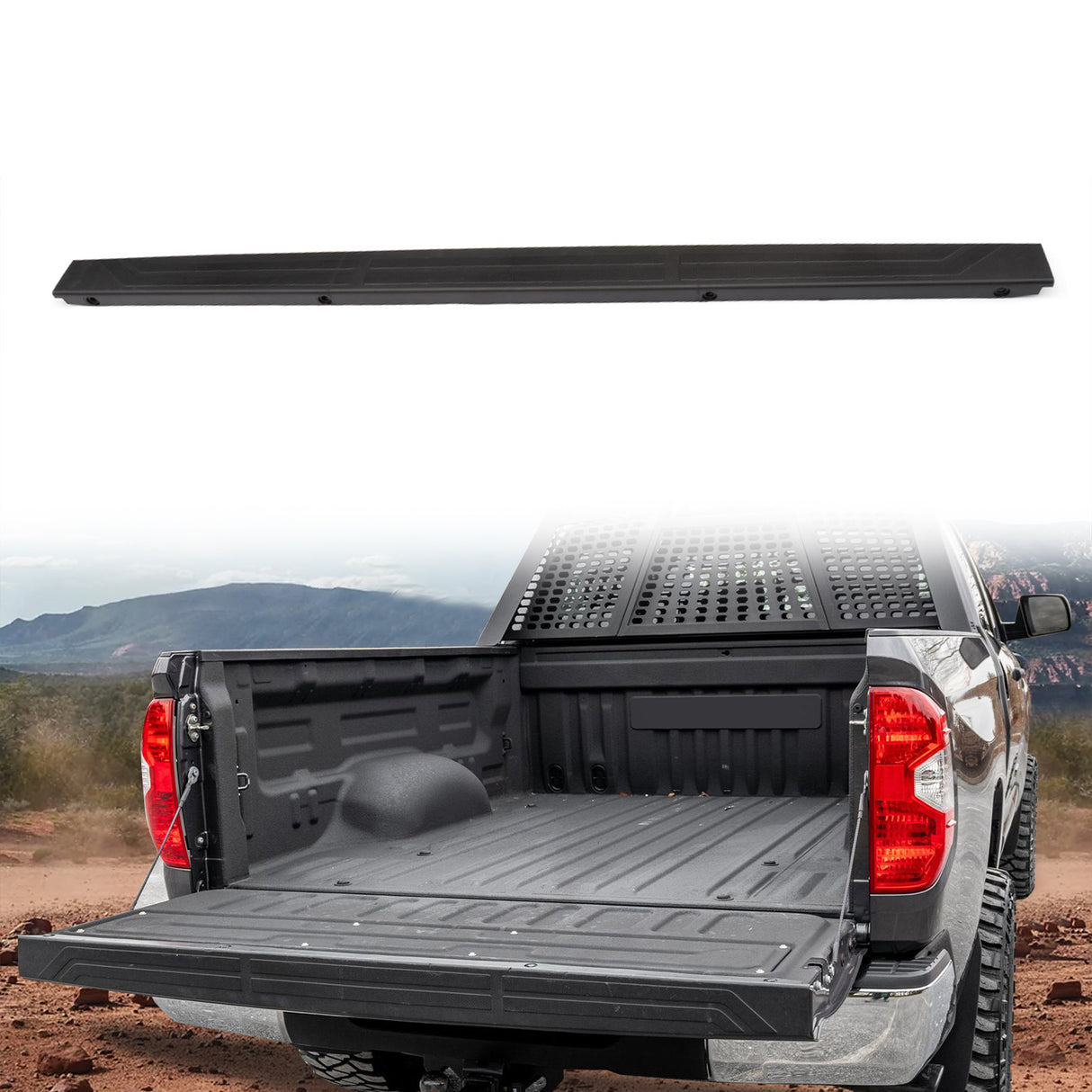 2014-2020 Toyota Tundra OEM Style Tailgate Molding Cap Spoiler PP