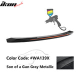 2016-2019 Chevy Cruze Sedan Trunk Spoiler ABS