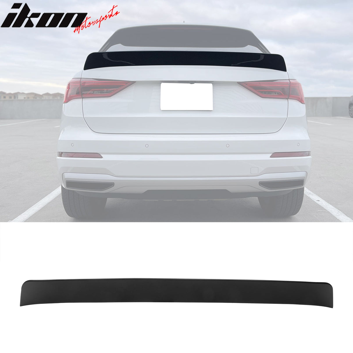 2019-2024 Audi Q3 IKON Style Car Rear Wing Spoiler ABS