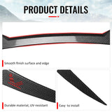 2017-2026 Alfa Romeo Stelvio V Style Trunk Middle Spoiler Wing Carbon Fiber Print