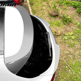 2017-2026 Alfa Romeo Stelvio V Style Trunk Middle Spoiler Wing Carbon Fiber Print