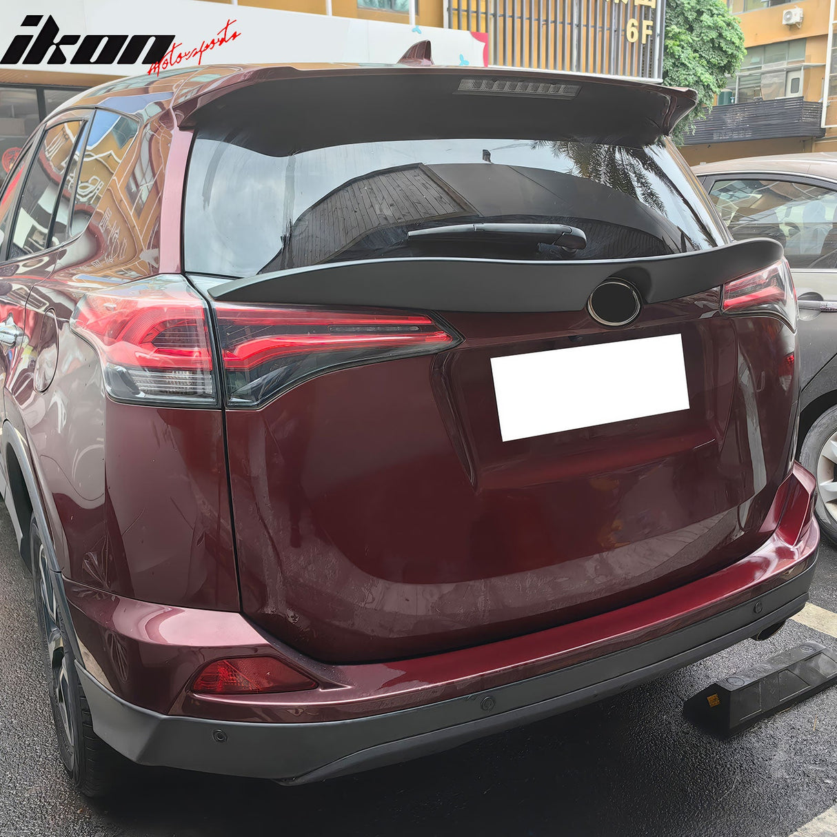 2016-2018 Toyota Rav4 IKON Rear Spoiler Matte Black ABS