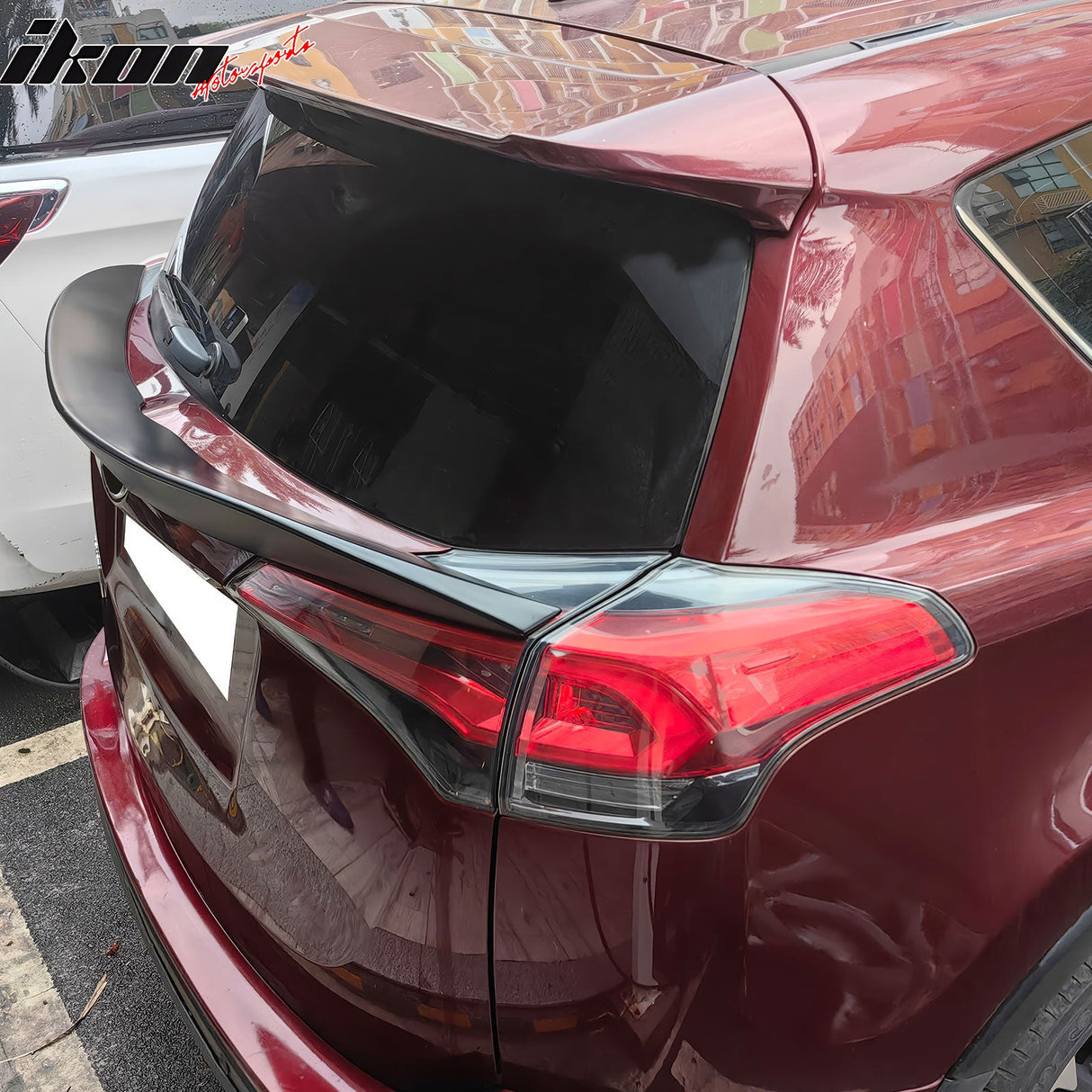 2016-2018 Toyota Rav4 IKON Rear Spoiler Matte Black ABS