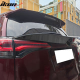 2016-2018 Toyota Rav4 IKON Rear Spoiler Lip Carbon Fiber Print ABS