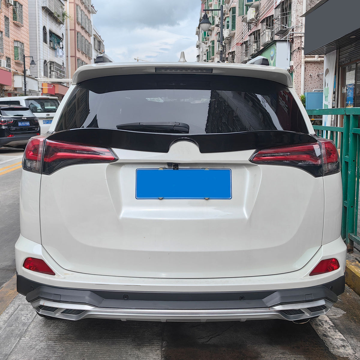 2016-2018 Toyota Rav4 IKON Rear Spoiler Lip Gloss Black ABS